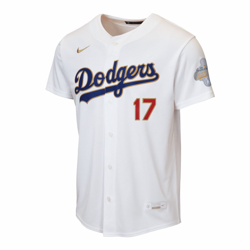 MLB Shohei Ohtani Los Angeles Dodgers Nike Youth 2026 Gold Collection Home Replica Jersey