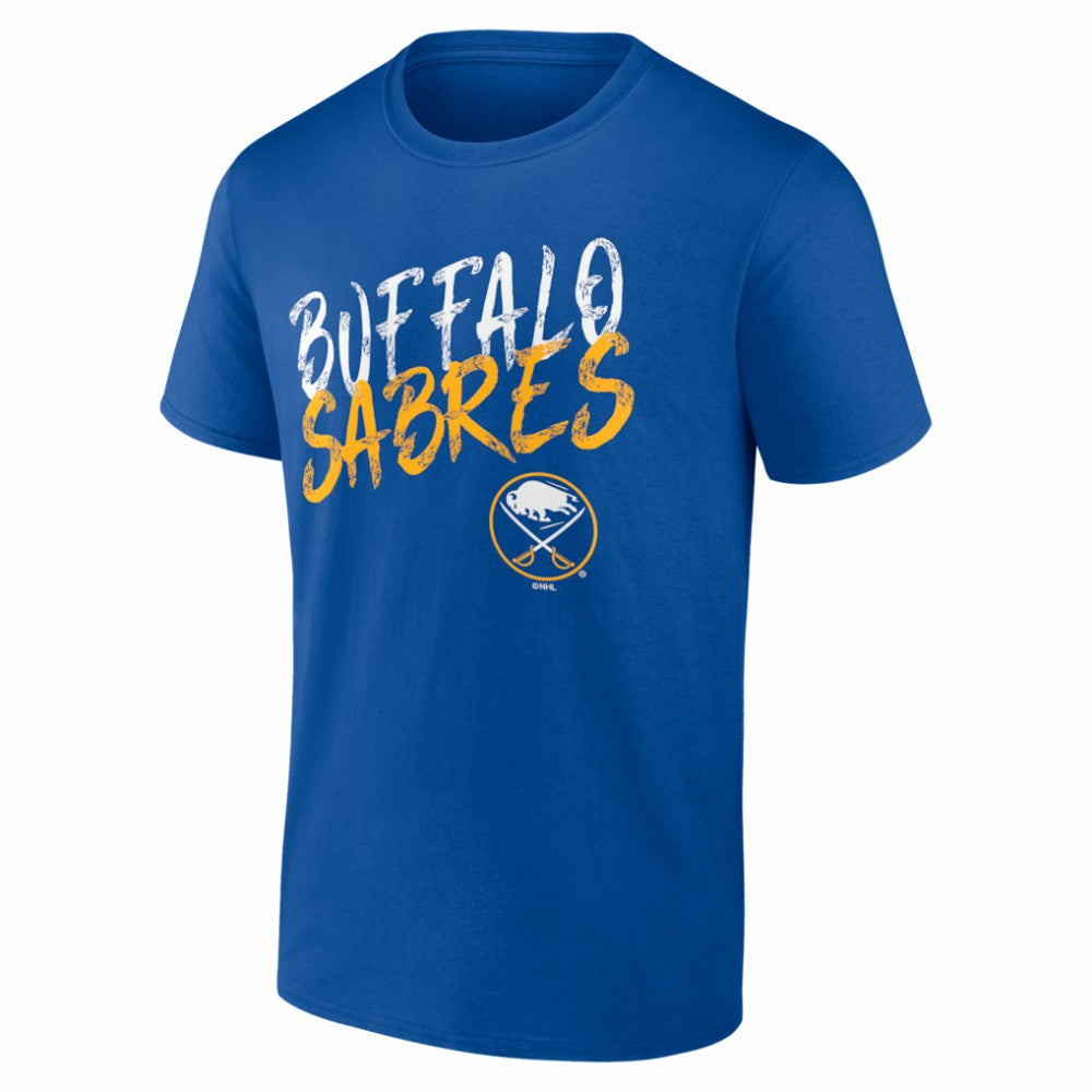 NHL Royal Buffalo Sabres Big & Tall Hustle Personalized Name & Number T-Shirt