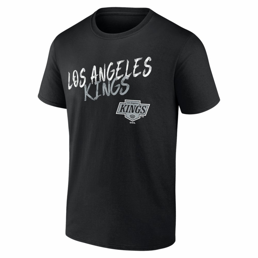 NHL Black Los Angeles Kings Hustle Personalized Name & Number T-Shirt