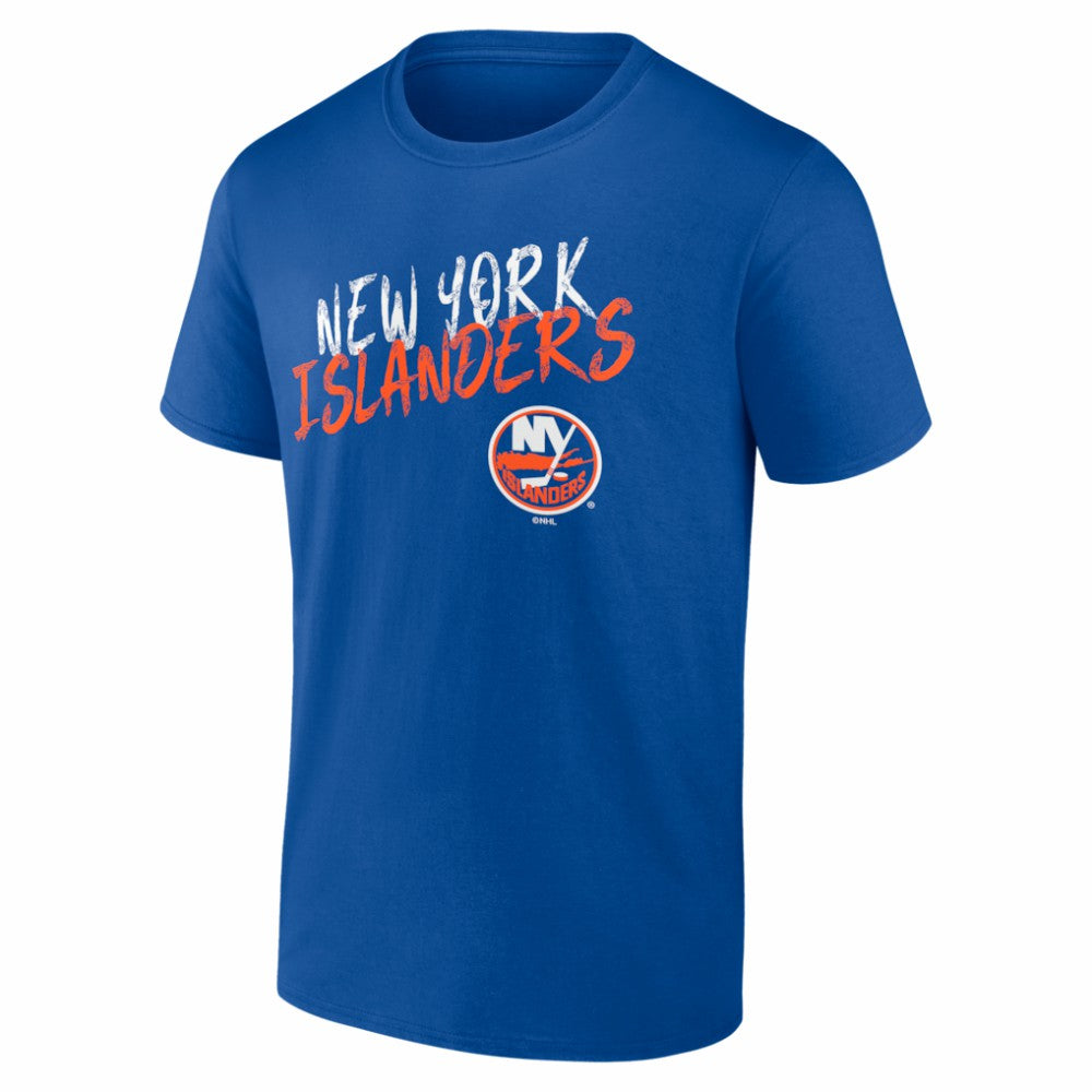 NHL Royal New York Islanders Big & Tall Hustle Personalized Name & Number T-Shirt