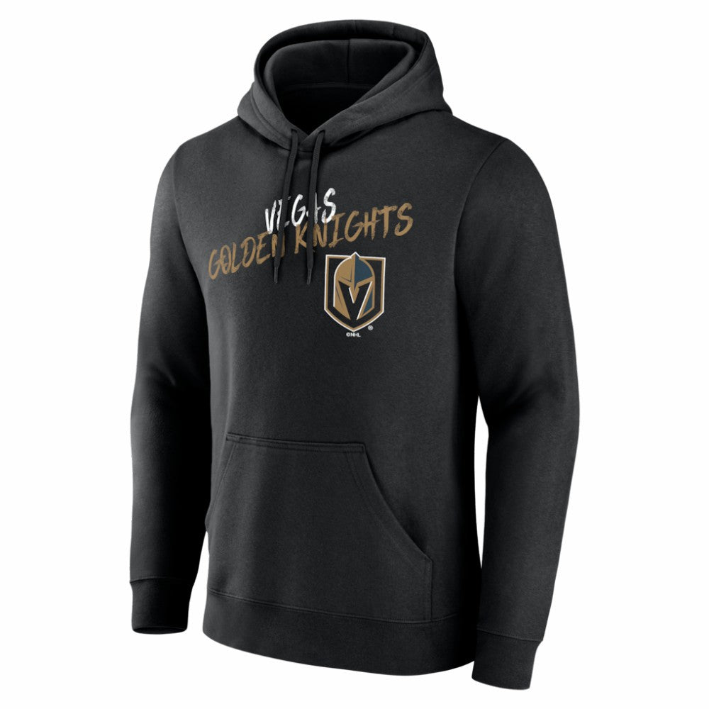 NHL Black Vegas Golden Knights Big & Tall Hustle Personalized Name & Number Hoodie