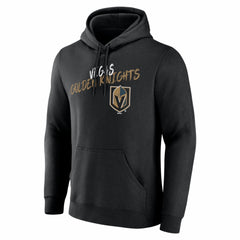 NHL Black Vegas Golden Knights Hustle Personalized Name & Number Hoodie
