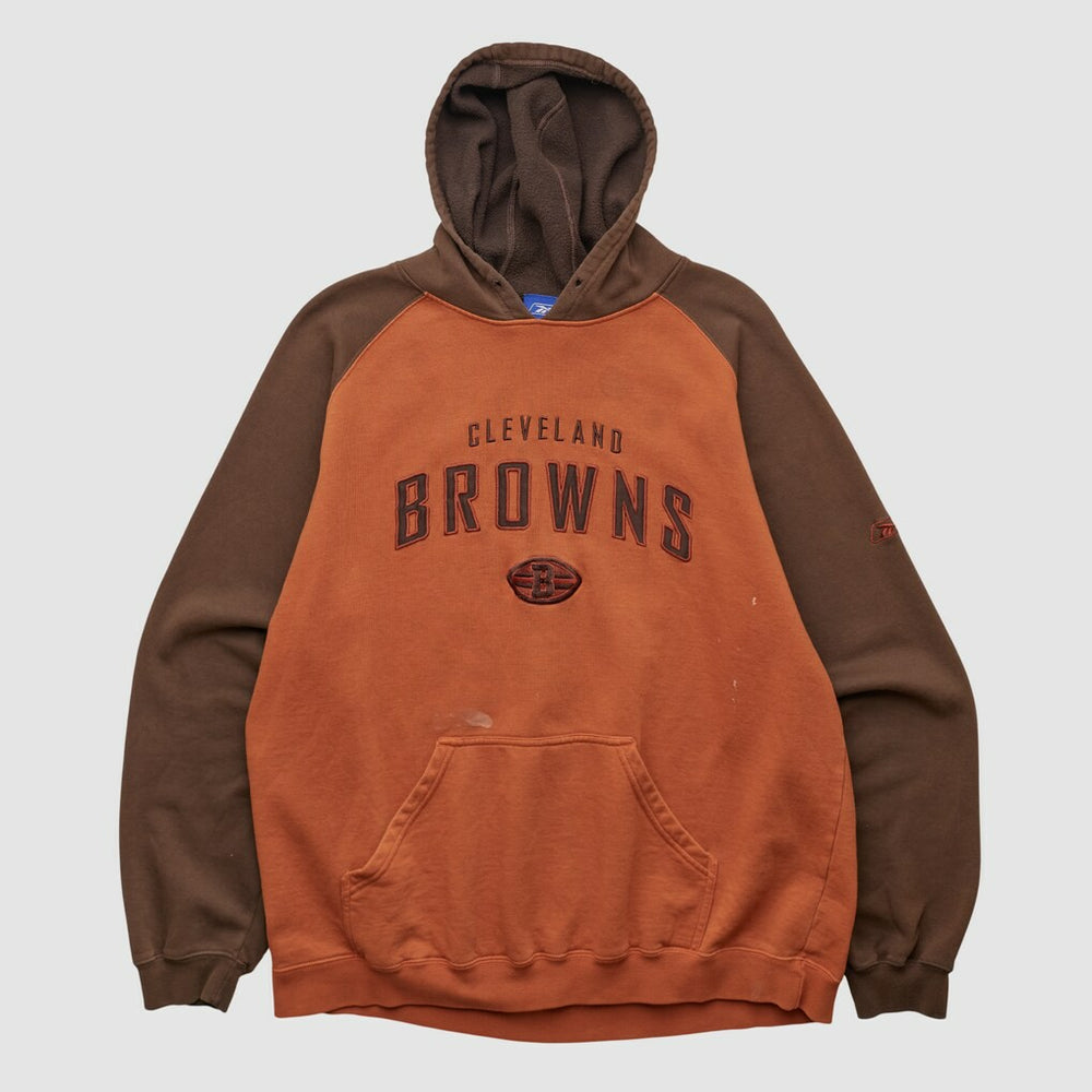 Reebok 2000s Hooded Pullover Sweatshirt - Cleveland Browns