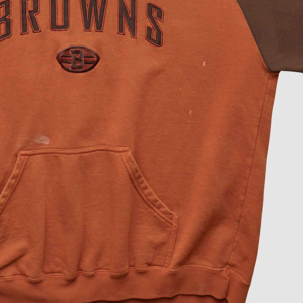 Reebok 2000s Hooded Pullover Sweatshirt - Cleveland Browns
