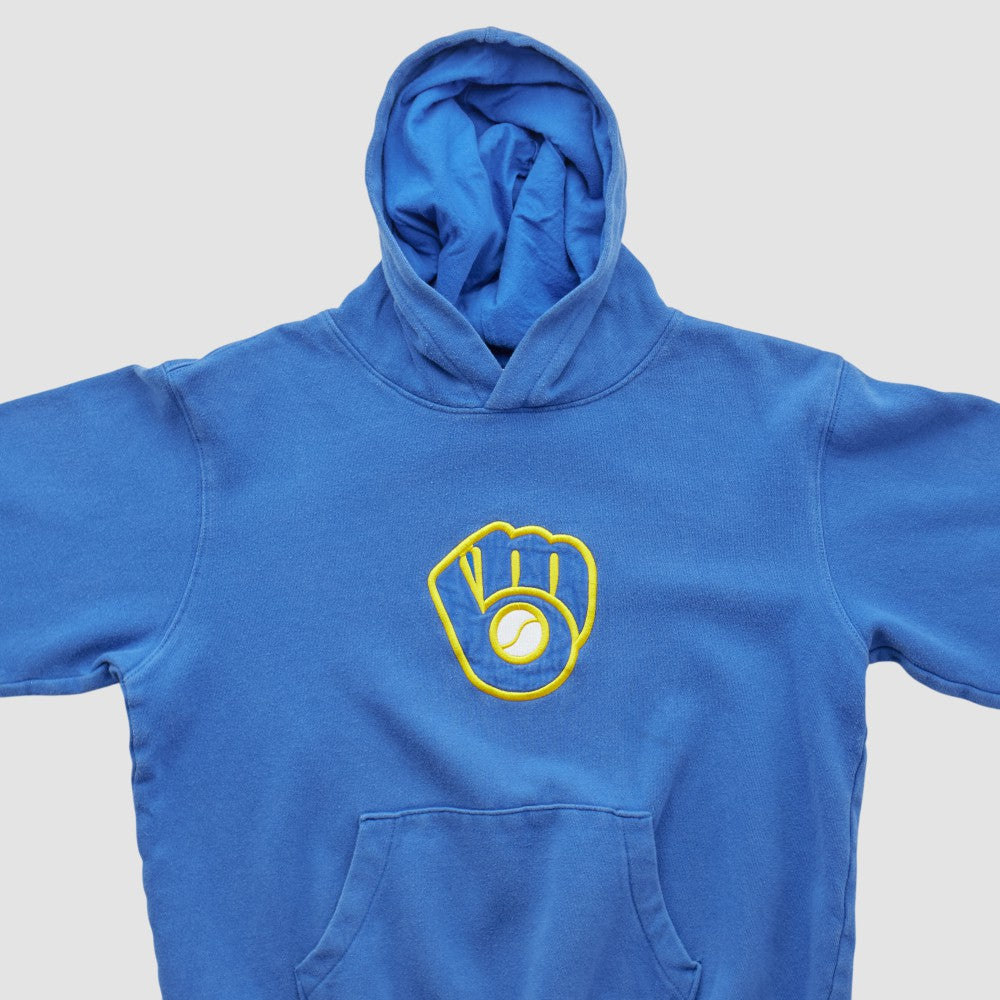 MLB Milwaukee Brewers Majestic 2000s Hooded Pullover Sweatshirt
