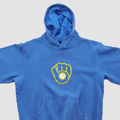 MLB Milwaukee Brewers Majestic 2000s Hooded Pullover Sweatshirt