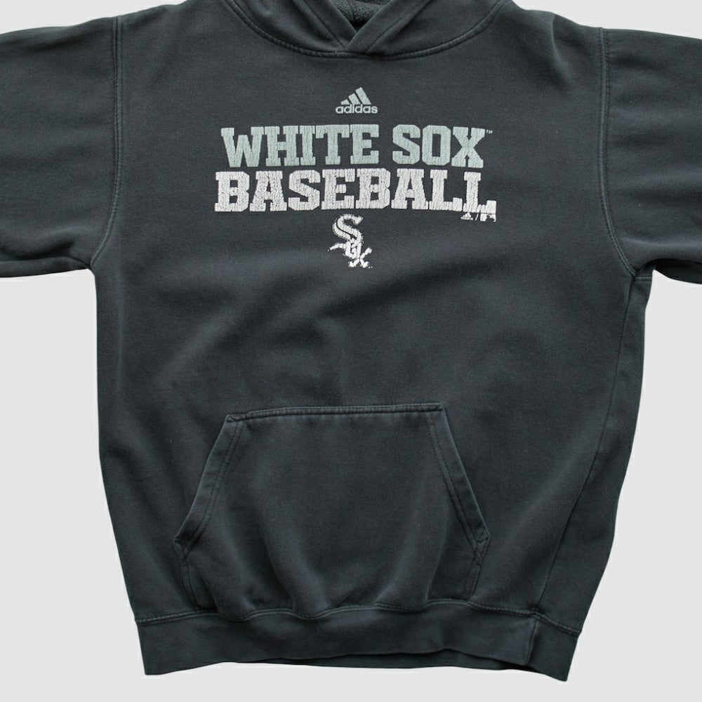 MLB Chicago White Sox Adidas 2010s Hooded Pullover Sweatshirt