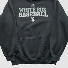 MLB Chicago White Sox Adidas 2010s Hooded Pullover Sweatshirt