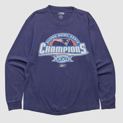 Reebok 2005 Long Sleeve T-shirt - New England Patriots