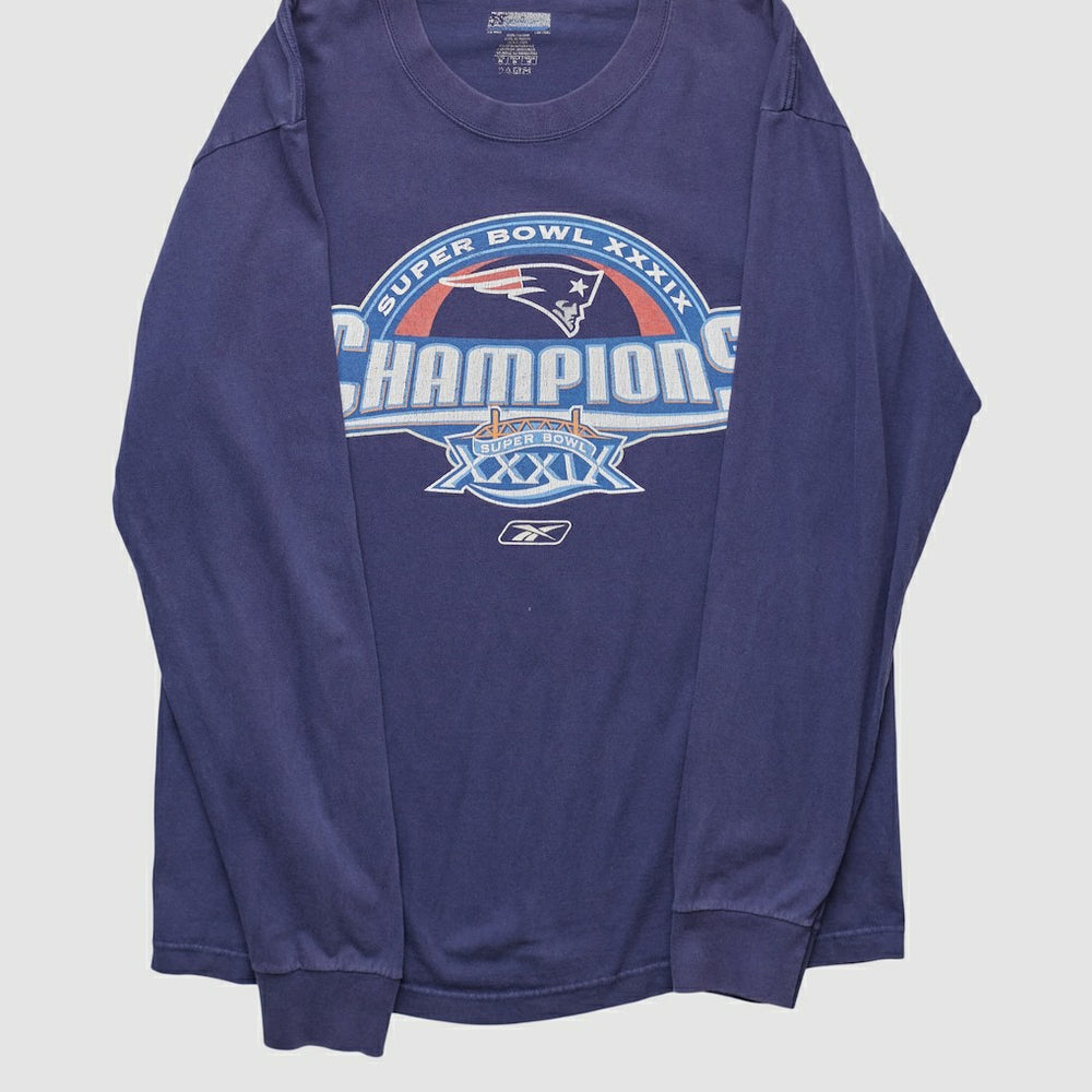 Reebok 2005 Long Sleeve T-shirt - New England Patriots