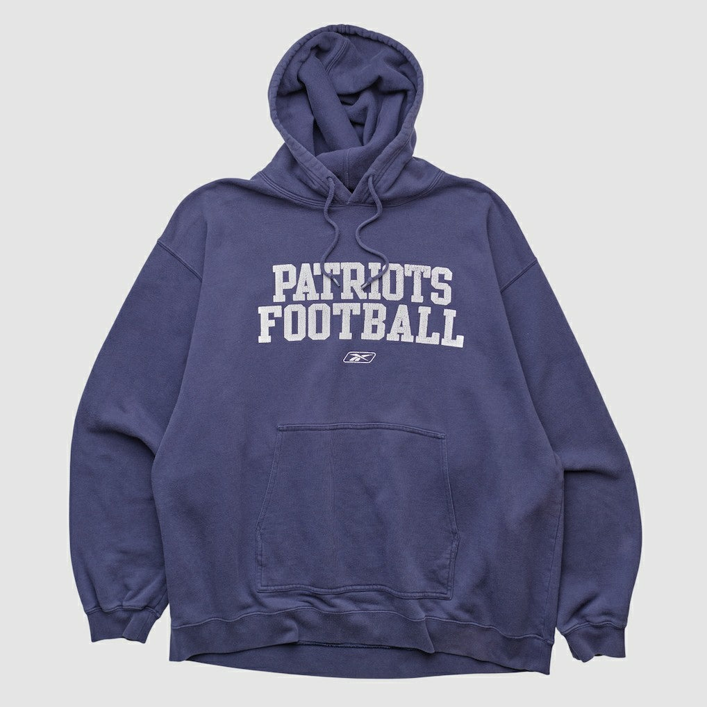 Reebok 2000s Hooded Pullover Sweatshirt - New England Patriots