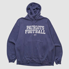 Reebok 2000s Hooded Pullover Sweatshirt - New England Patriots