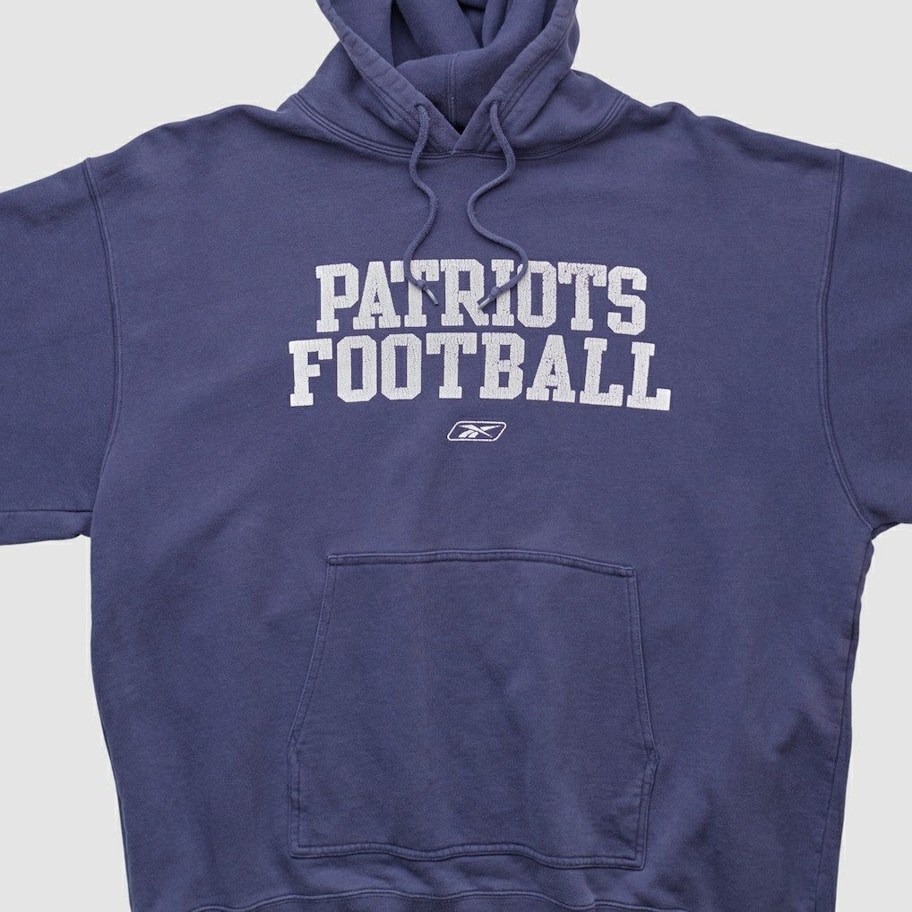 Reebok 2000s Hooded Pullover Sweatshirt - New England Patriots