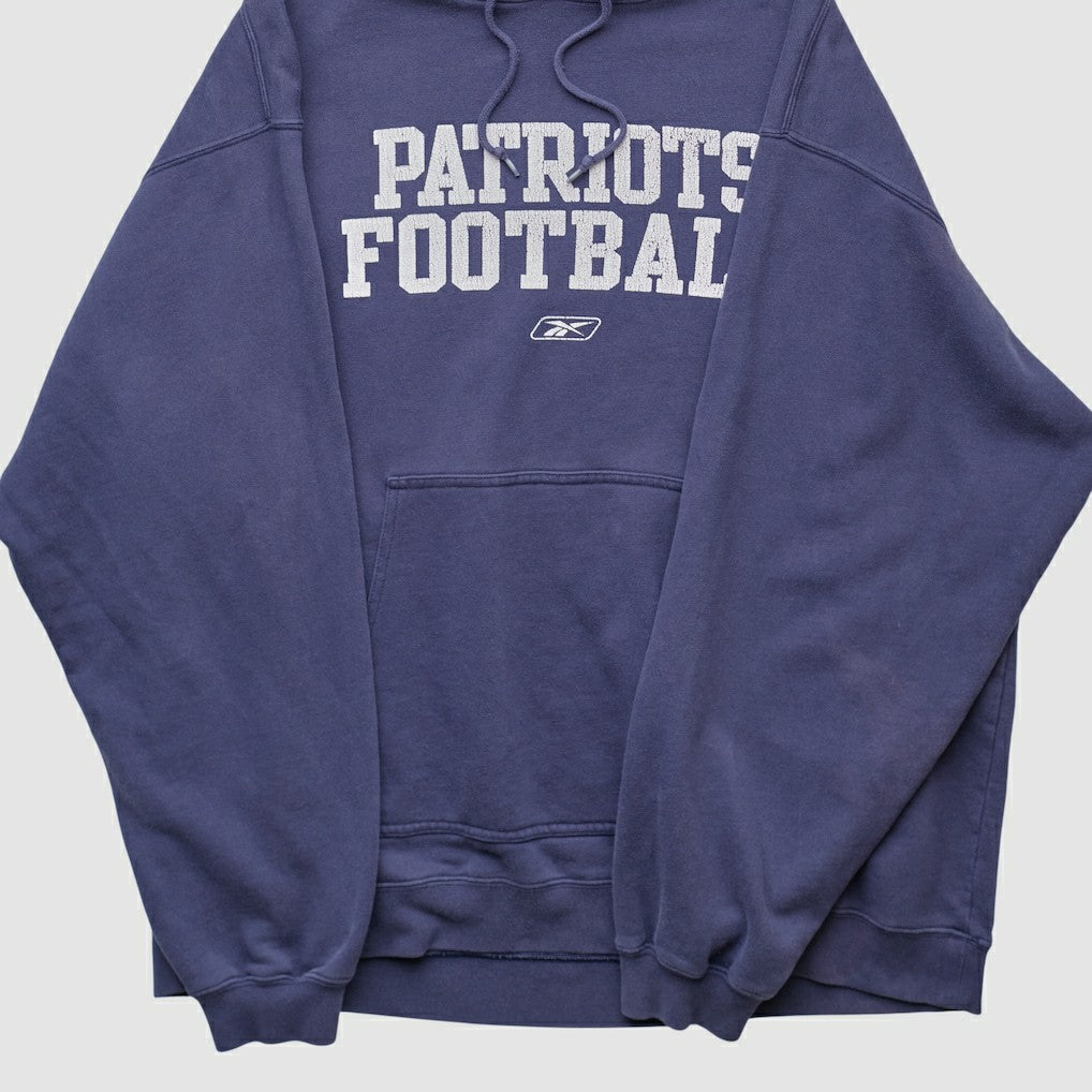 Reebok 2000s Hooded Pullover Sweatshirt - New England Patriots