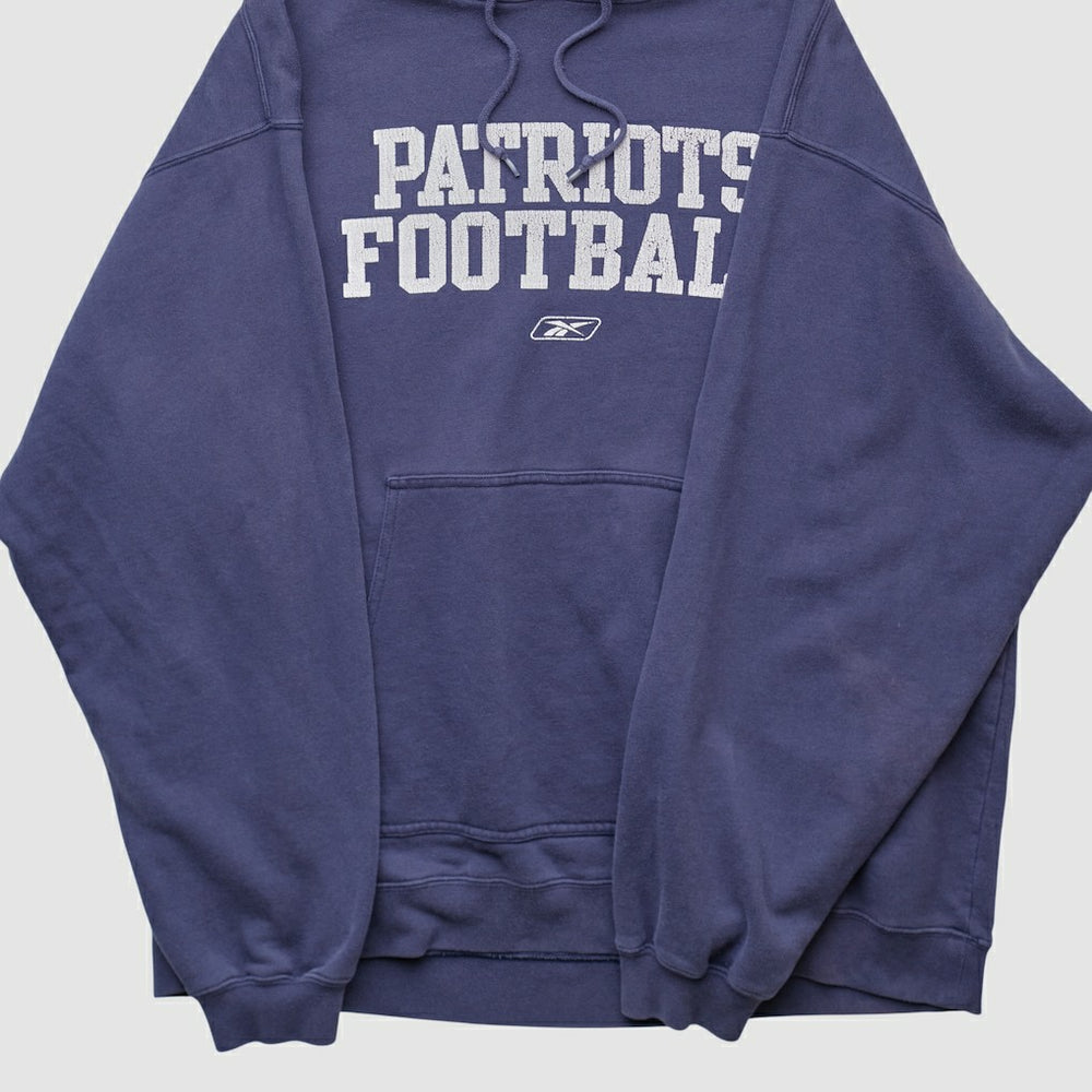 Reebok 2000s Hooded Pullover Sweatshirt - New England Patriots