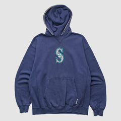 MLB Seattle Mariners Champion 2000s Hooded Pullover Sweatshirt