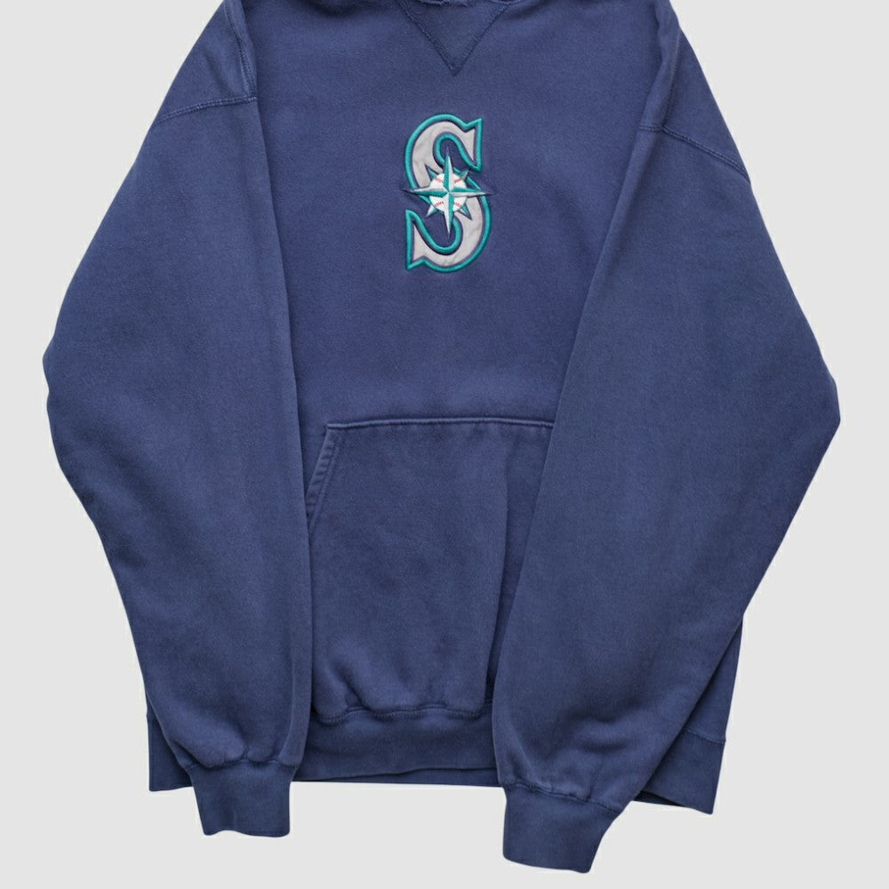MLB Seattle Mariners Champion 2000s Hooded Pullover Sweatshirt