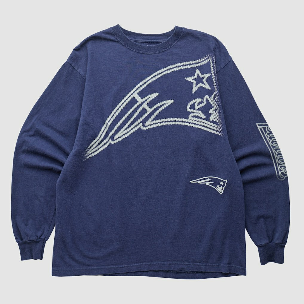 Reebok 2000s Long Sleeve T-shirt - New England Patriots