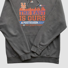 MLB New York Mets Majestic 2015 Hooded Pullover Sweatshirt