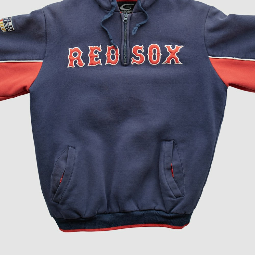MLB Boston Red Sox GIII Sports 2007 Hooded 1/4 Zip Sweatshirt