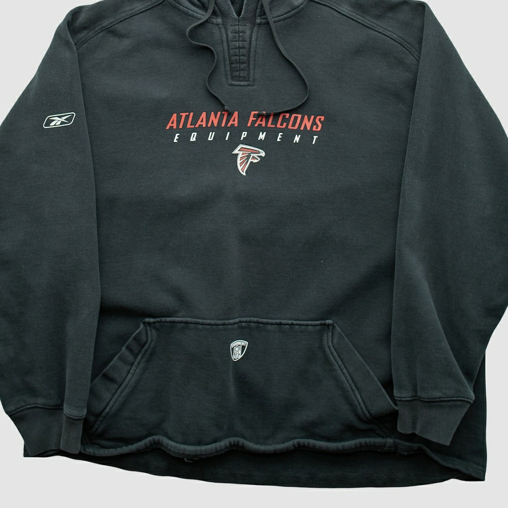 Reebok 2000s Hooded Pullover Sweatshirt - Atlanta Falcons