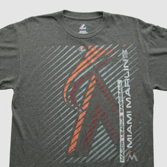 MLB Miami Marlins Majestic 2000s T-shirt