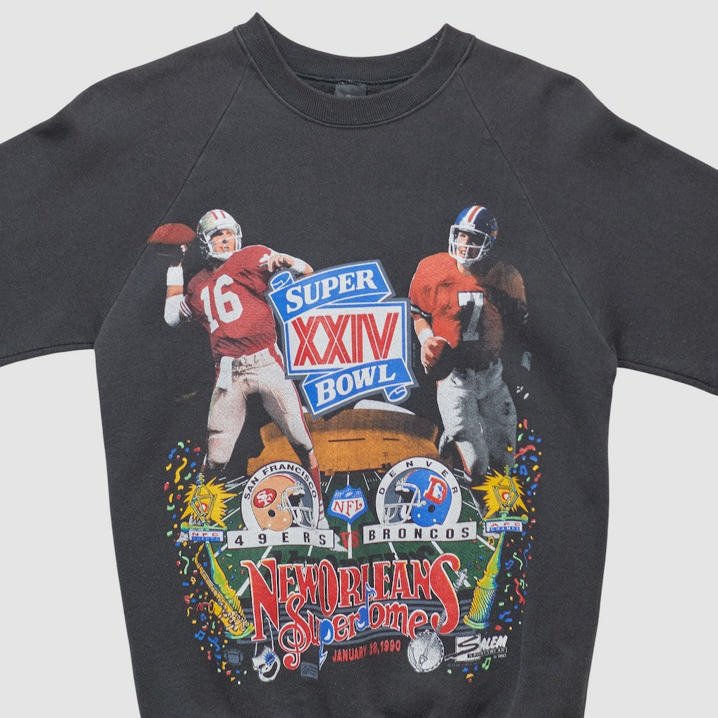 Super Bowl XXIV 1990 Pullover Sweatshirt - San Francisco 49ers