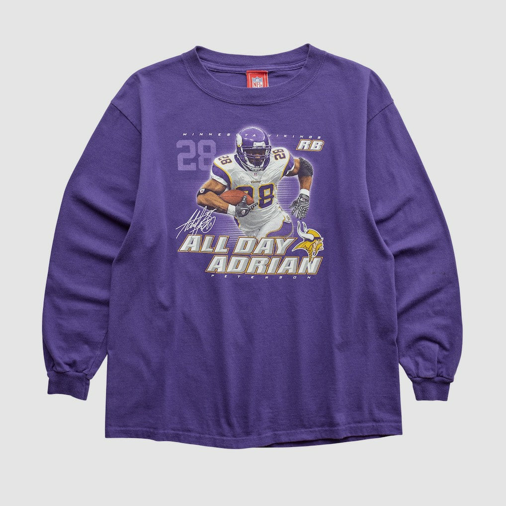 Adrian Peterson NFL 2000s Long Sleeve T-shirt - Minnesota Vikings