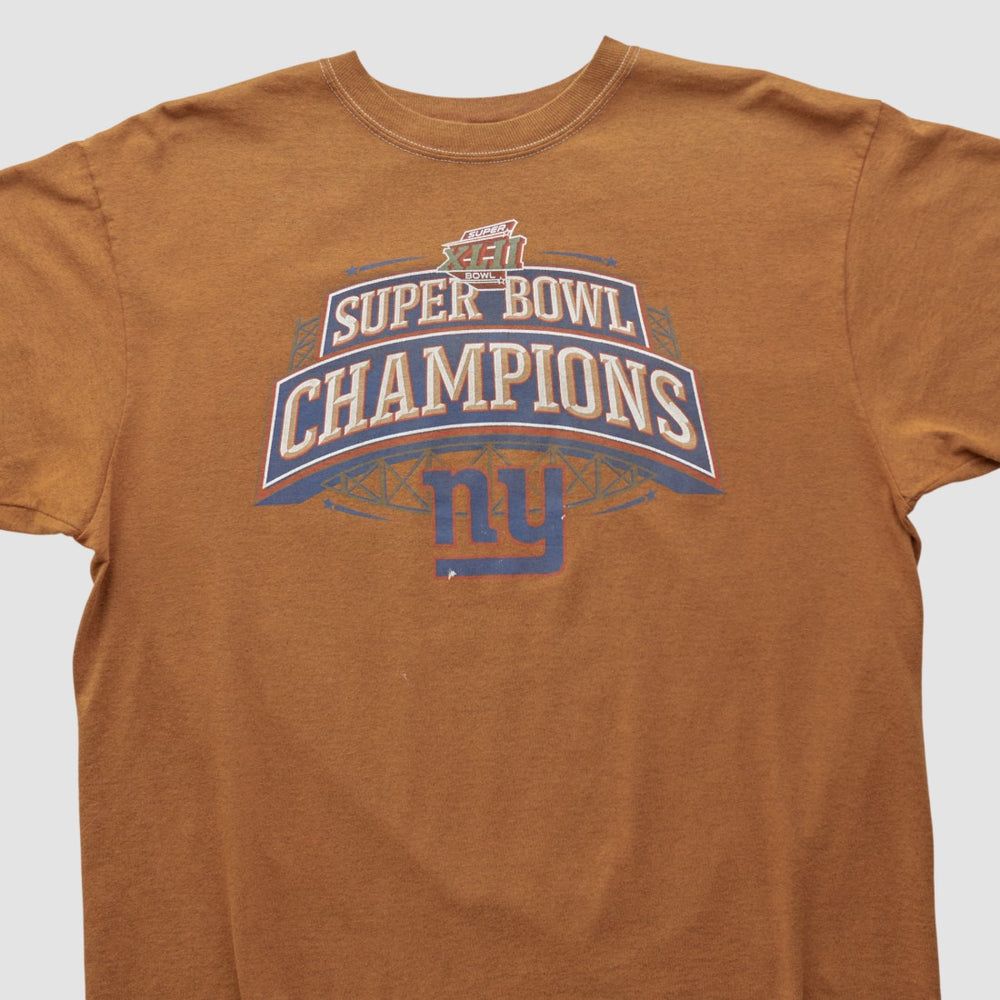 Super Bowl Reebok 2008 T-shirt - New York Giants
