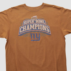 Super Bowl Reebok 2008 T-shirt - New York Giants