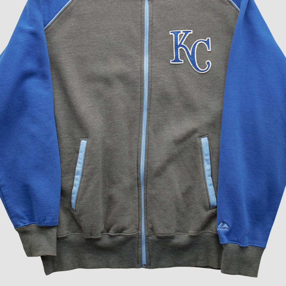 MLB Kansas City Royals Majestic 2000s Full Zip Sweatshirt