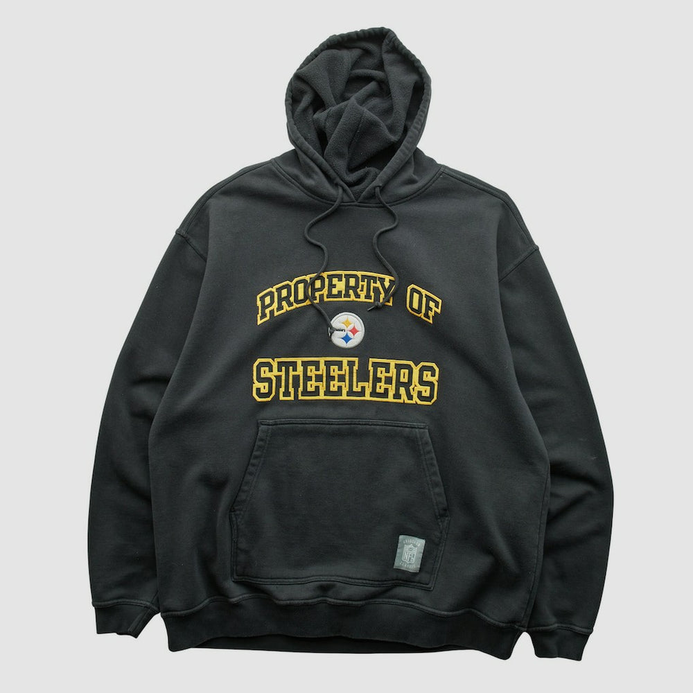 Reebok 2000s Hooded Pullover Sweatshirt - Pittsburgh Steelers