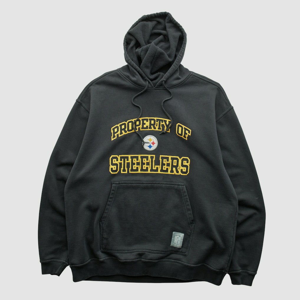 Reebok 2000s Hooded Pullover Sweatshirt - Pittsburgh Steelers