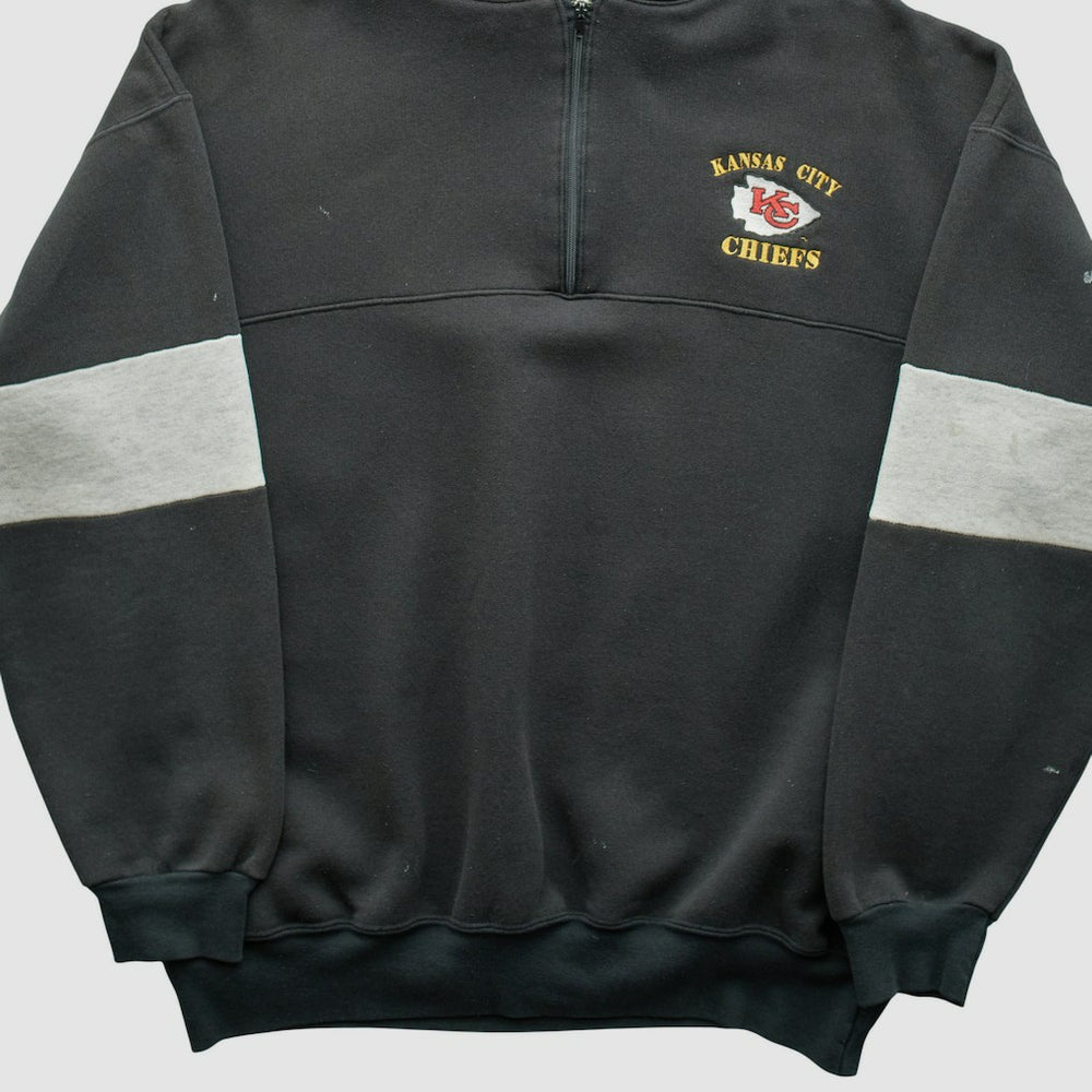 Dodger 90s Hooded 1/4 Zip Sweatshirt - Kansas City Chiefs