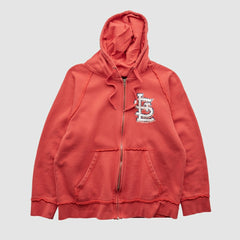 MLB St. Louis Cardinals Genuine Merchandise 2000s Hooded Full Zip Sweatshirt