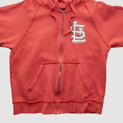 MLB St. Louis Cardinals Genuine Merchandise 2000s Hooded Full Zip Sweatshirt