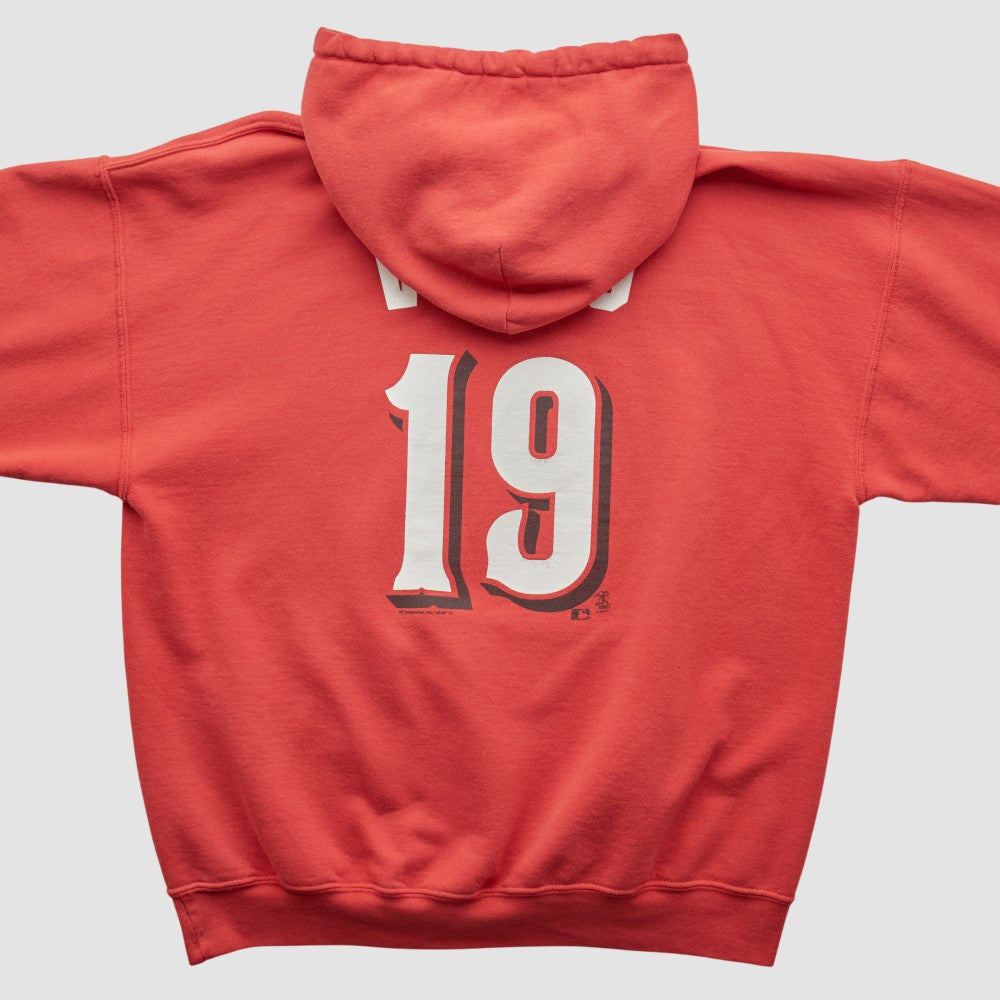 MLB Cincinnati Reds Genuine Merchandise 2000s Hooded Pullover Sweatshirt