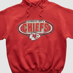 Logo Athletic 90s Hooded Pullover Sweatshirt - Kansas City Chiefs