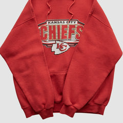 Logo Athletic 90s Hooded Pullover Sweatshirt - Kansas City Chiefs