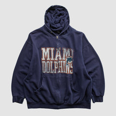 NFL 2010s Hooded Full Zip Sweatshirt - Miami Dolphins