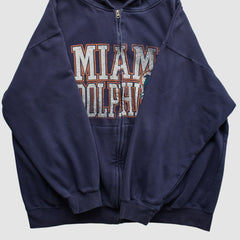 NFL 2010s Hooded Full Zip Sweatshirt - Miami Dolphins