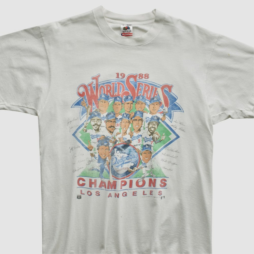 MLB World Series Fruit of The Loom 1988 T-shirt