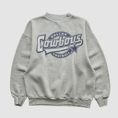 Logo 7 90s Pullover Sweatshirt - Dallas Cowboys