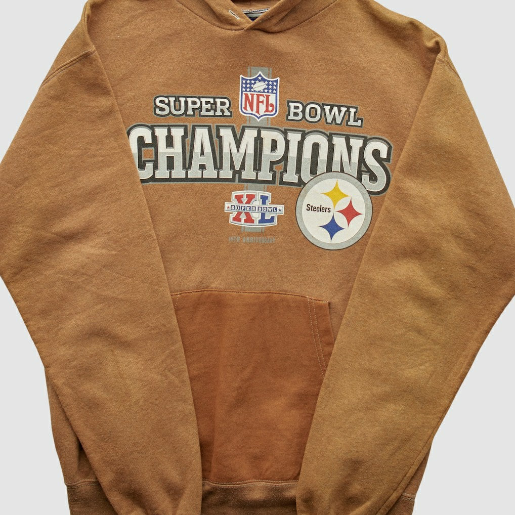Super Bowl XL Reebok 2006 Hooded Pullover Sweatshirt - Pittsburgh Steelers