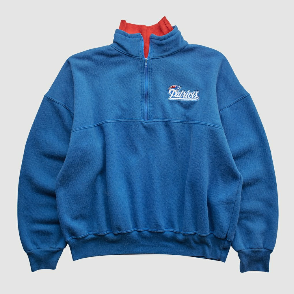 Dodger 90s 1/4 Zip Sweatshirt - New England Patriots