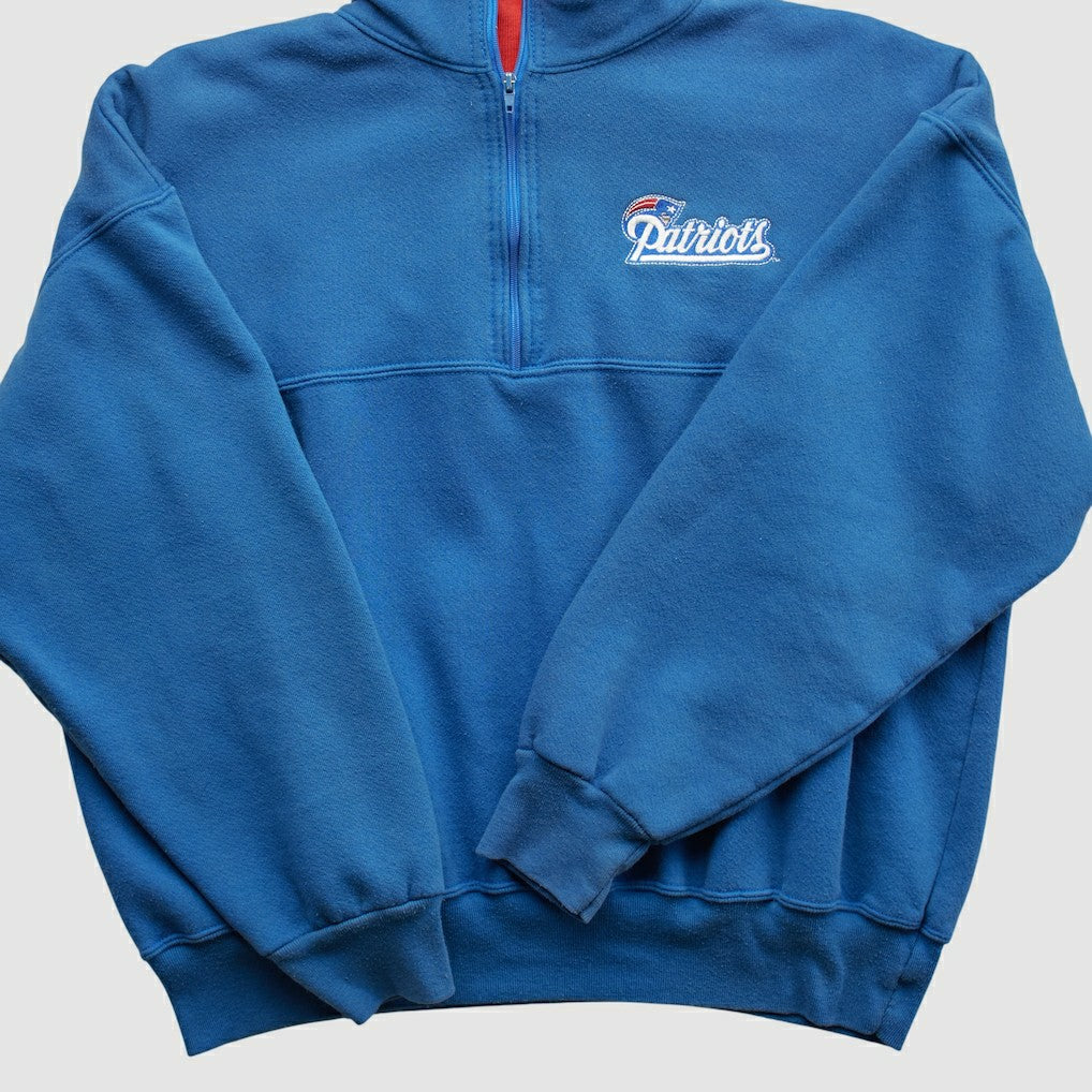 Dodger 90s 1/4 Zip Sweatshirt - New England Patriots