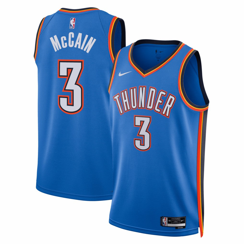 NBA Jared McCain Oklahoma City Thunder Unisex Swingman Jersey