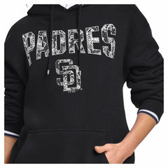 MLB San Diego Padres Starter Women's Lace Team Lockup Fleece Hoodie