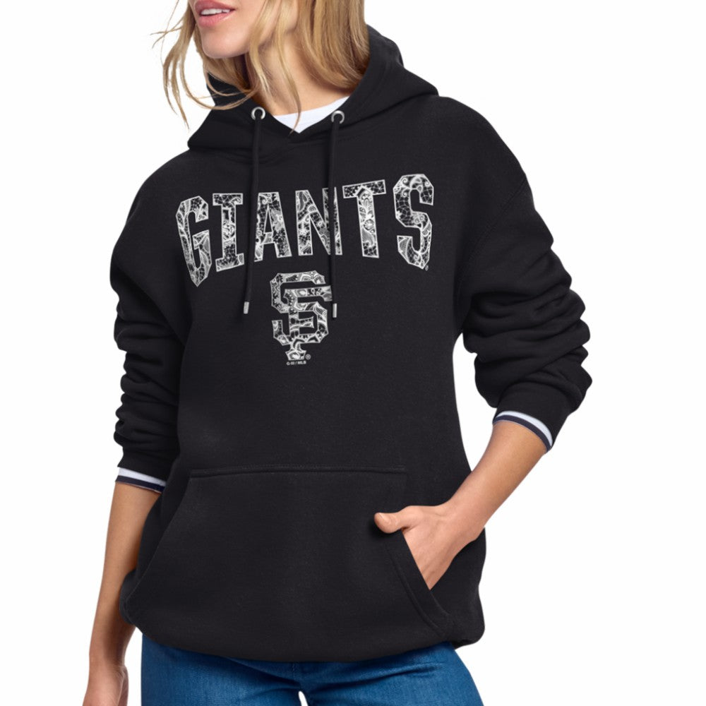 MLB San Francisco Giants Starter Women's Lace Team Lockup Fleece Hoodie