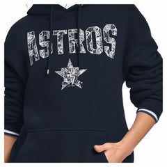 MLB Houston Astros Starter Women's Lace Team Lockup Fleece Hoodie